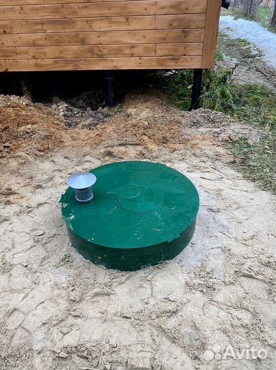 Септик Био на 4 человека, без электричества.Монтаж