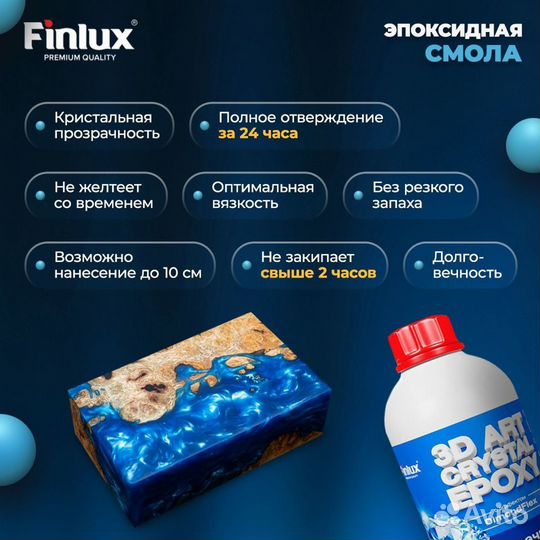 Смола эпоксидная Finlux ART 1135 3D 1 кг