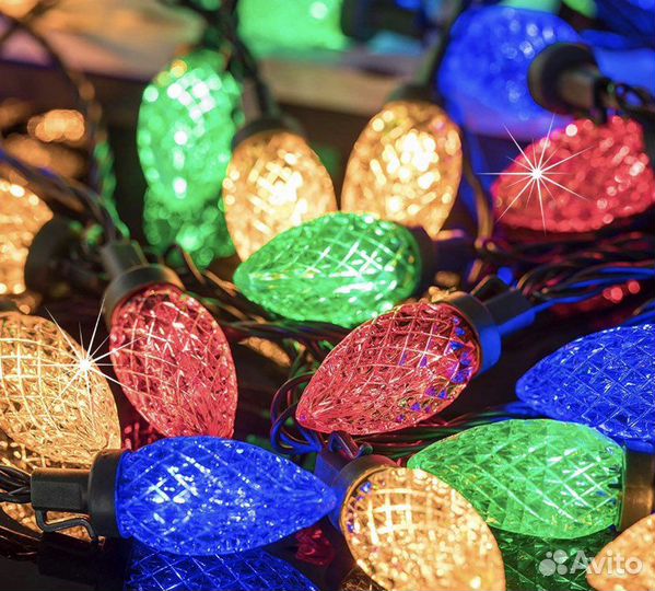 Новая новогодняя гирлянда на елку «Шишки»