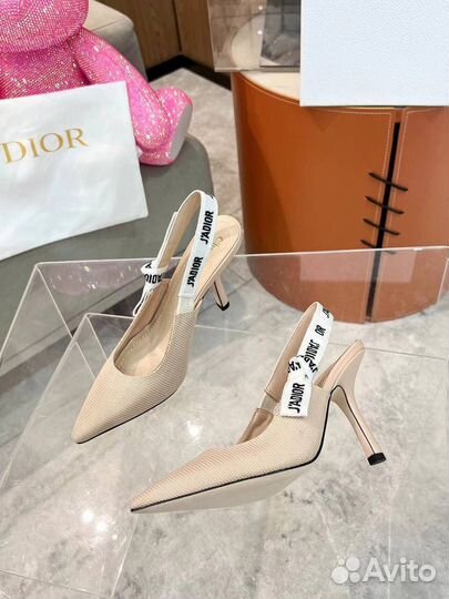 Туфли Christian Dior слингбэки Pump premium