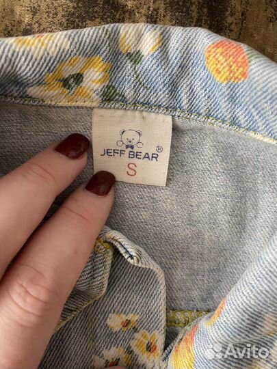 Джинсовая курточка для девочки 74-80