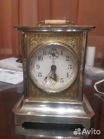 Старинные каретные часы Junghans, старая Германия