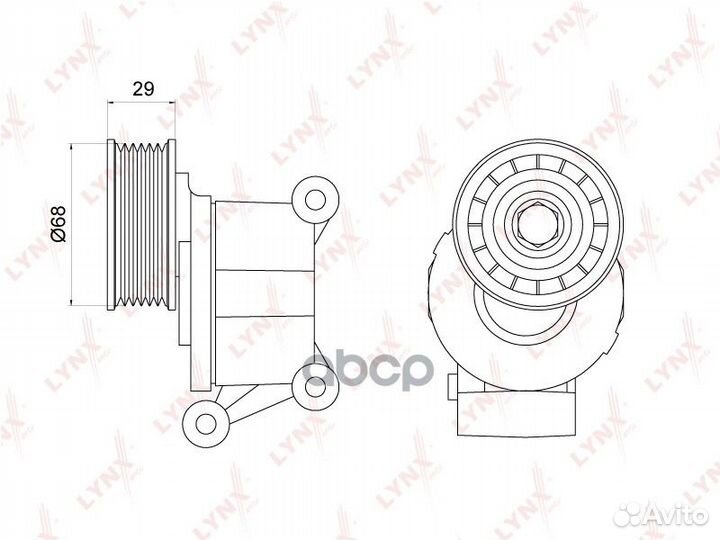 Натяжитель ремня навесного оборудования PT3012