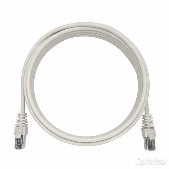 Патч-корд RJ45/8P8C, T568B UTP 5e кат. литой 1м