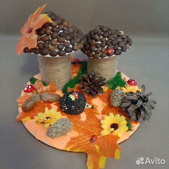 Осенняя поделка, грибы