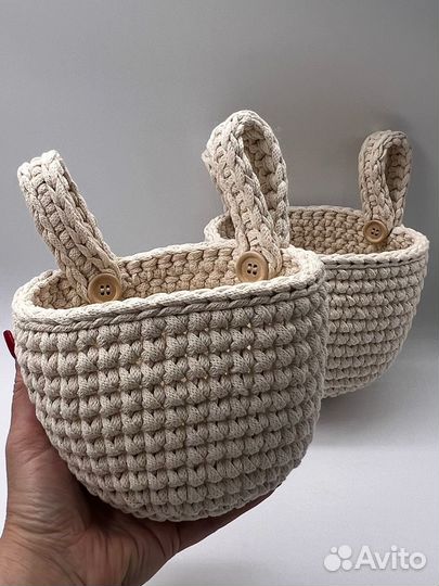 Корзинка подвесная на кроватку новая,для хранения