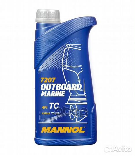 Масло моторное outboard marine (1л) 1412 mannol