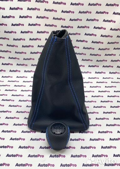 Ручка кпп в коже с чехлом Лада Калина-1