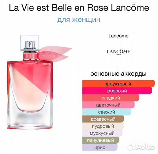 La Vie est Belle en Rose Lancôme для женщин