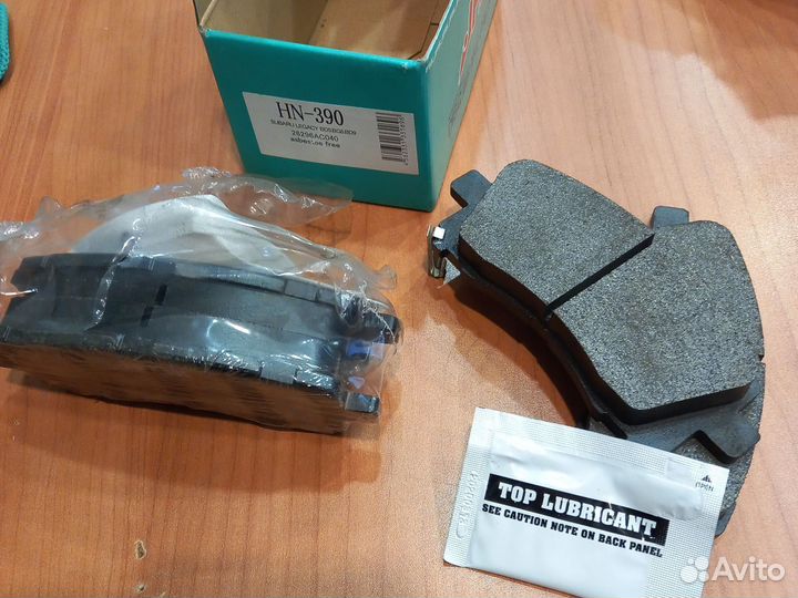 Колодки тормозные subaru legacy