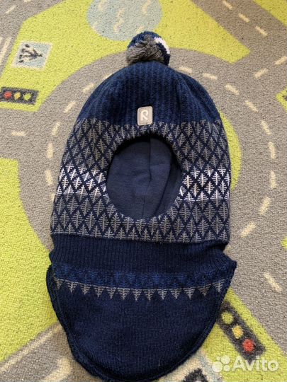 Шапка шлем reima зима размер 54