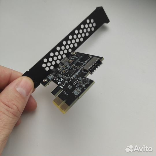 Карта для usb 3 2 pci-e card pci 1 x to type-e