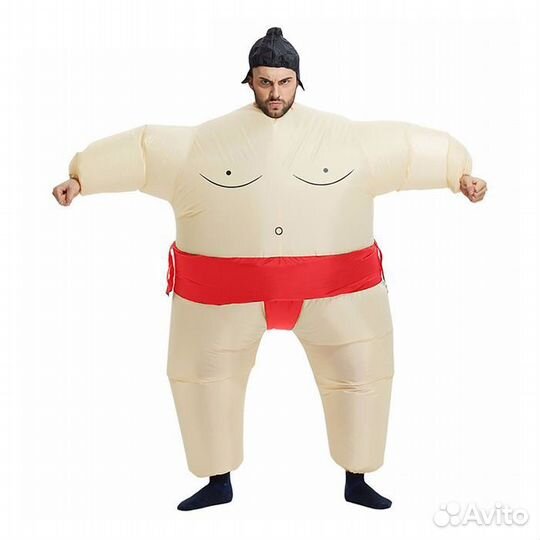 Надувной костюм борца аренда прокат сумоист