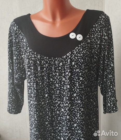Туника женская 54 56 черная