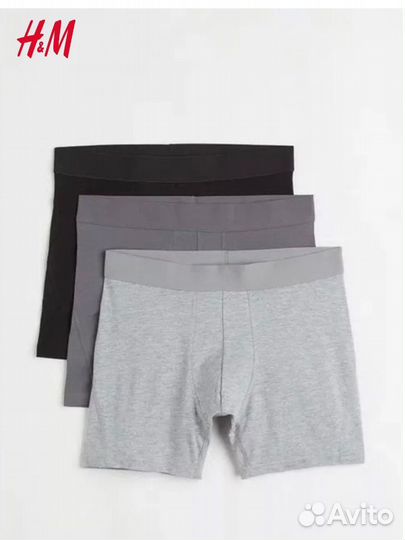 Трусы боксеры мужские hm m, l