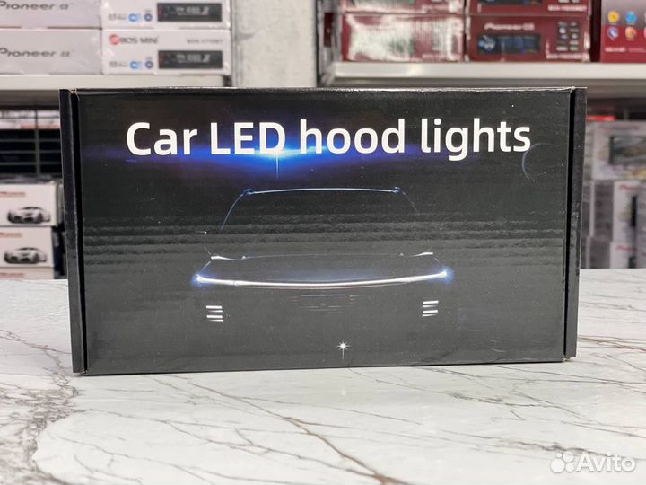 Подсветка капота, передний молдинг rgb