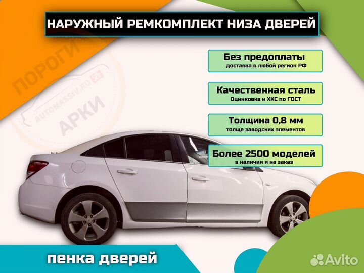 Ремонтные пороги Subaru Traviq 1 и др