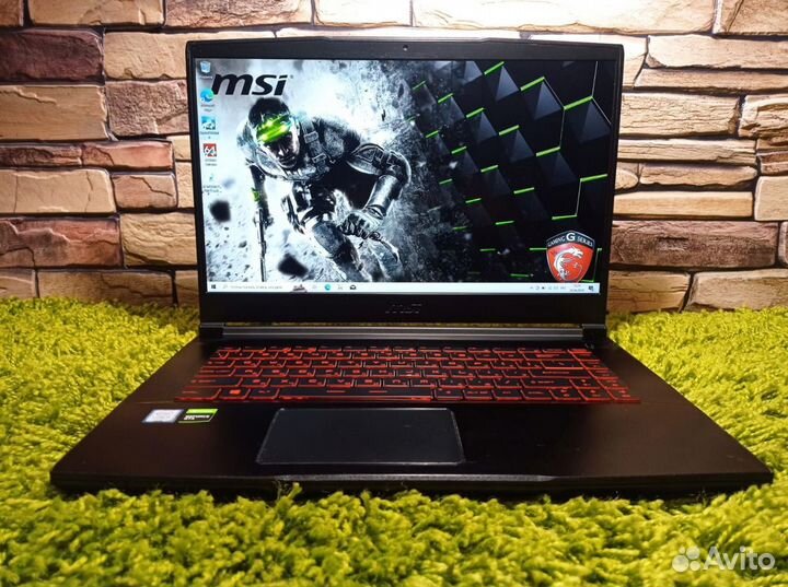 Игровой MSI Core i5-9300H 16Gb NVMe GTX 1050 Ti