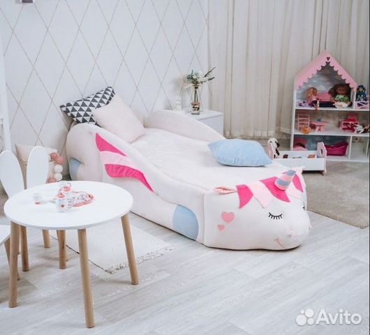 Кровать единорожка для девочек