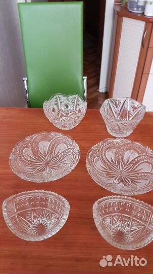 Хрустальная посуда бу