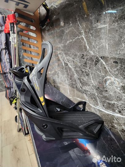 Крепления для сноуборда burton step on с ботинками