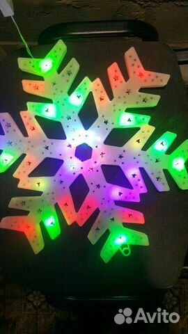 Новогоднее украшение снежинка