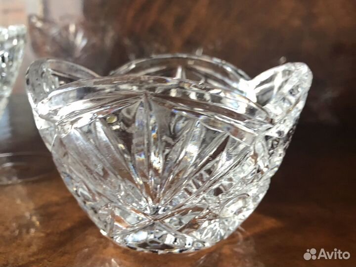 Конфетница СССР хрусталь