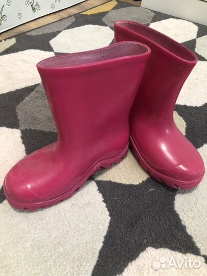 Детские резиновые сапоги