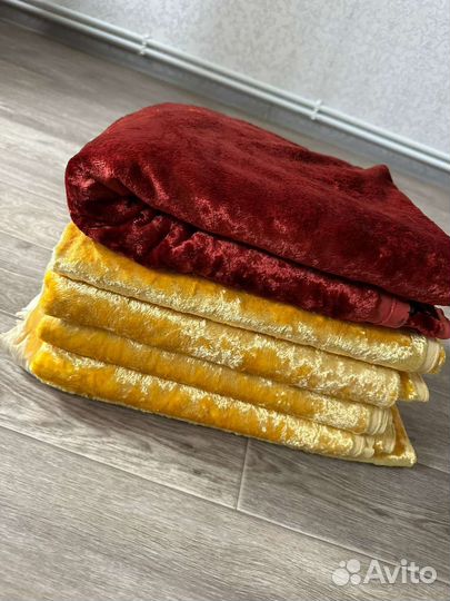 Бархат СССР желтый красный