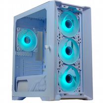 Игровой корпус Powercase alisio Micri X4B+4шт aRGB