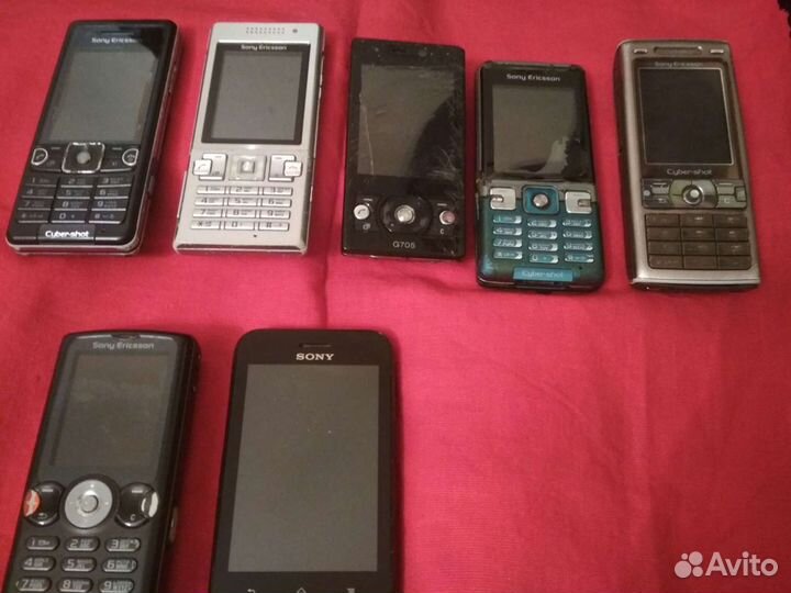 Ретровинтаж Телефоны Sony Ericsson (на выбор)