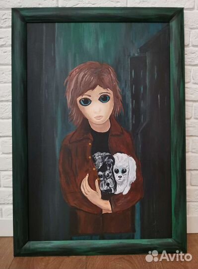 Картина, холст, акрил 