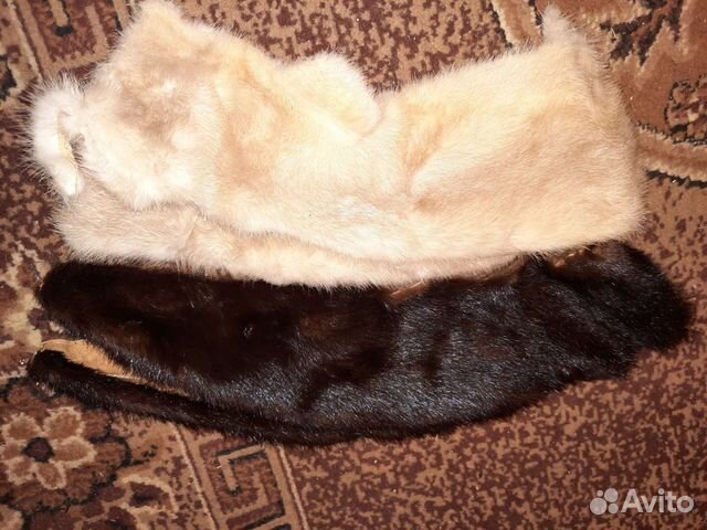 Меховой воротник норка