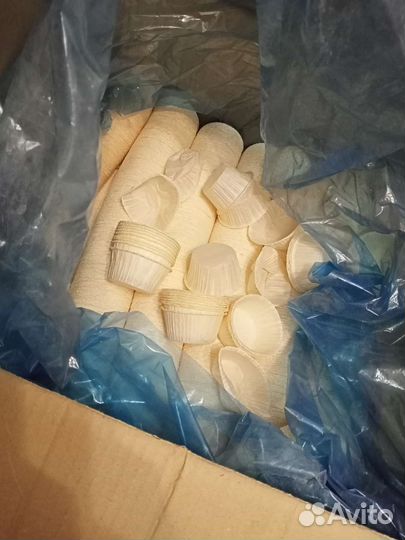 Формочки для выпечки из пергамента. Коробка