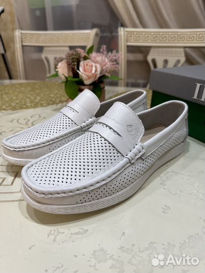 Мокасины ierdi натуральная кожа 42