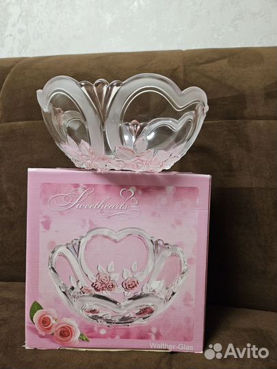 Салатник хрустальный большой