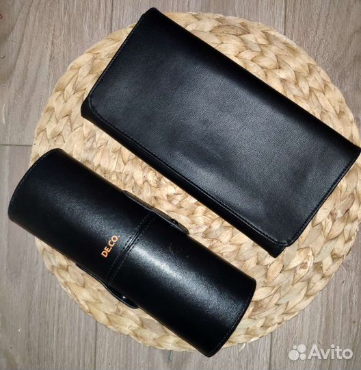 Новые чехол и тубус для хранения кистей макияжа