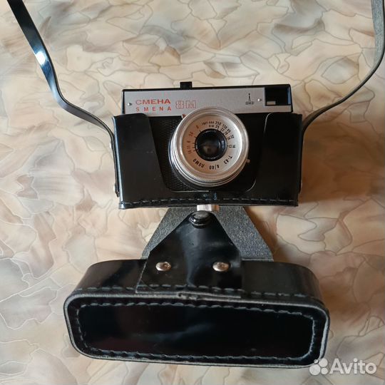 Плёночный фотоаппарат Смена 8 М в футляре