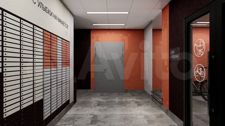 2-к. квартира, 44,9 м², 6/16 эт.