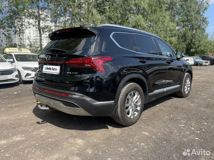 Hyundai Santa Fe 2.2 AMT, 2021, 142 130 км