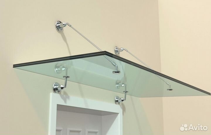 Навес из стекла