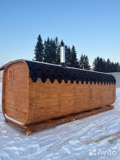 Баня бочка под ключ