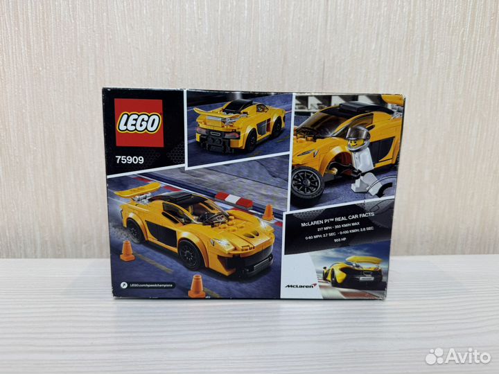 Новый конструктор Lego (Лего) speed 75909 mclaren