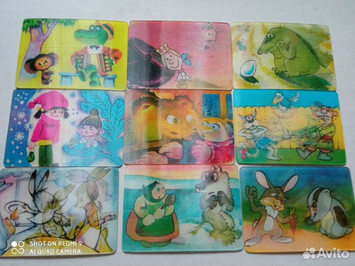 Переливные календарики СССР