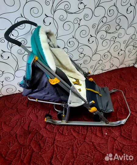 Детские санки коляска ника