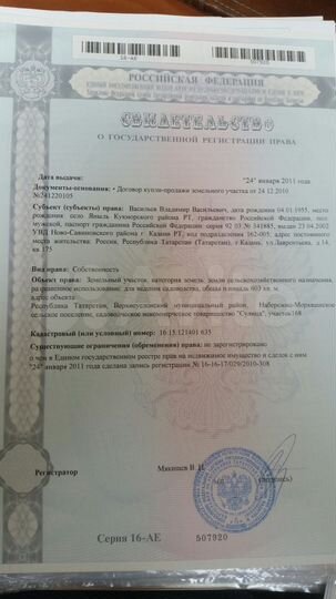 Участок 6 сот. (СНТ, ДНП)