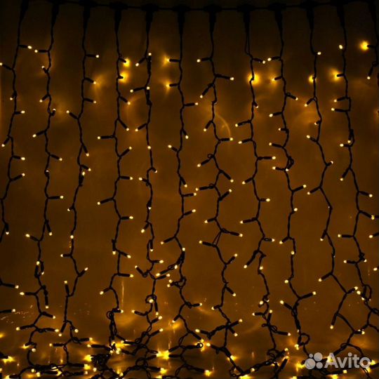 Уличные гирлянды бахрома, белт-лайт, нить, занавес