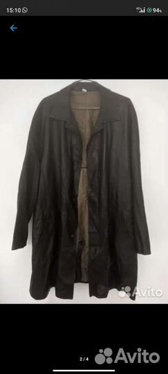 Кожаный плащ