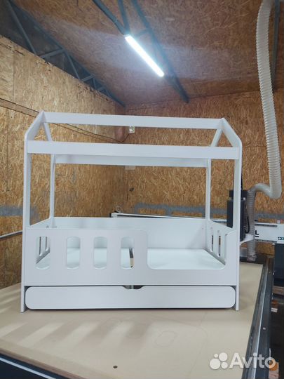 Детская кровать 80 160 домик