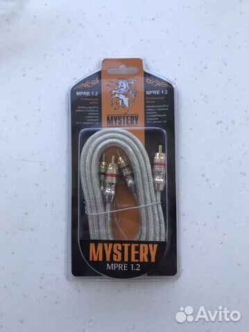 Межблочный кабель 2 rca 2rca Mystery mpre 1.2 (1м)